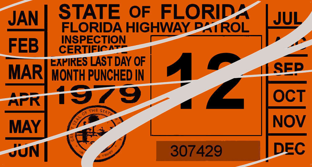 (image for) 1979 Florida Inspection Sticker